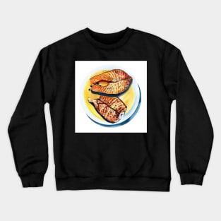 Who likes Salmon? Crewneck Sweatshirt